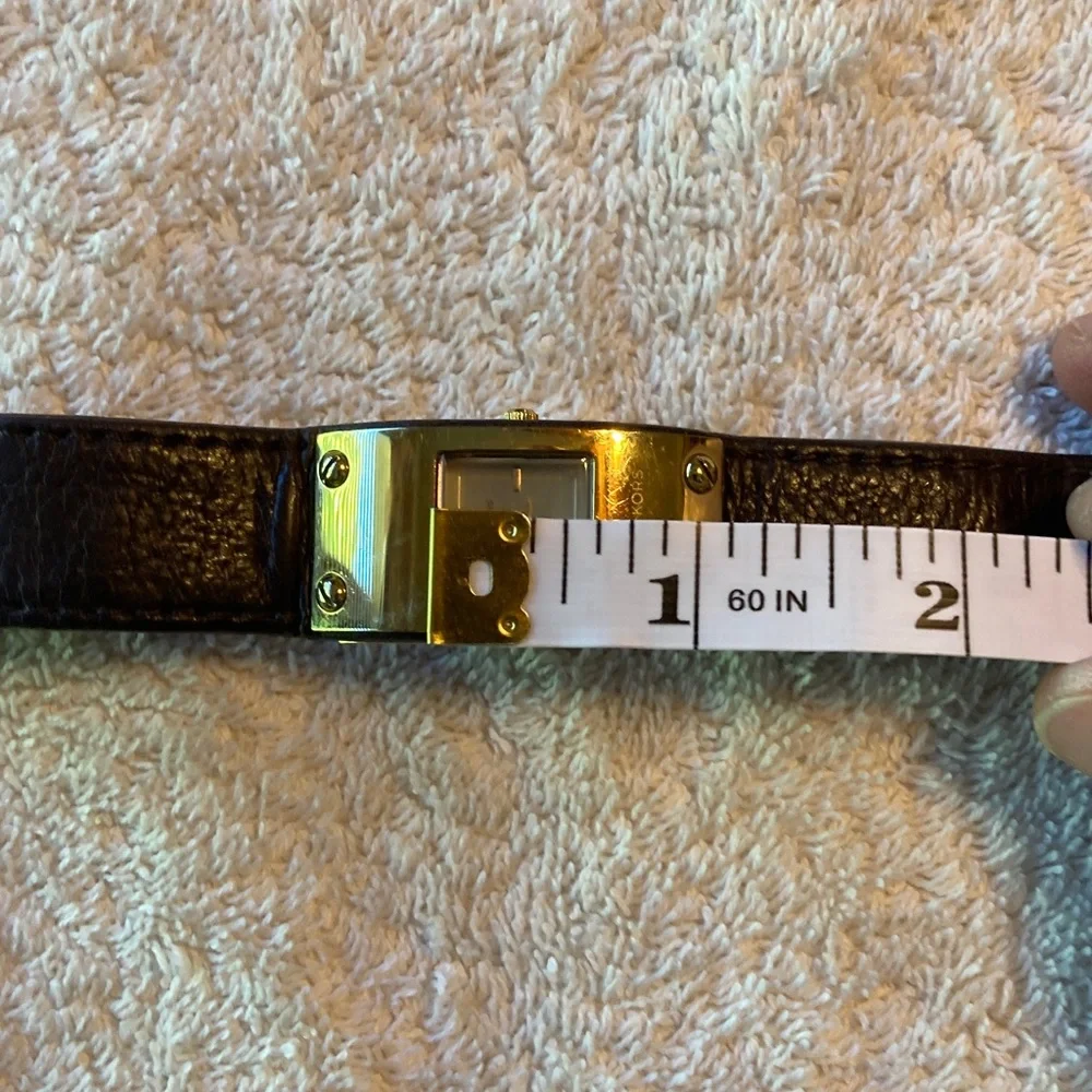 Michael Kors Gold Rectangular Watch - Picture 4 of 4